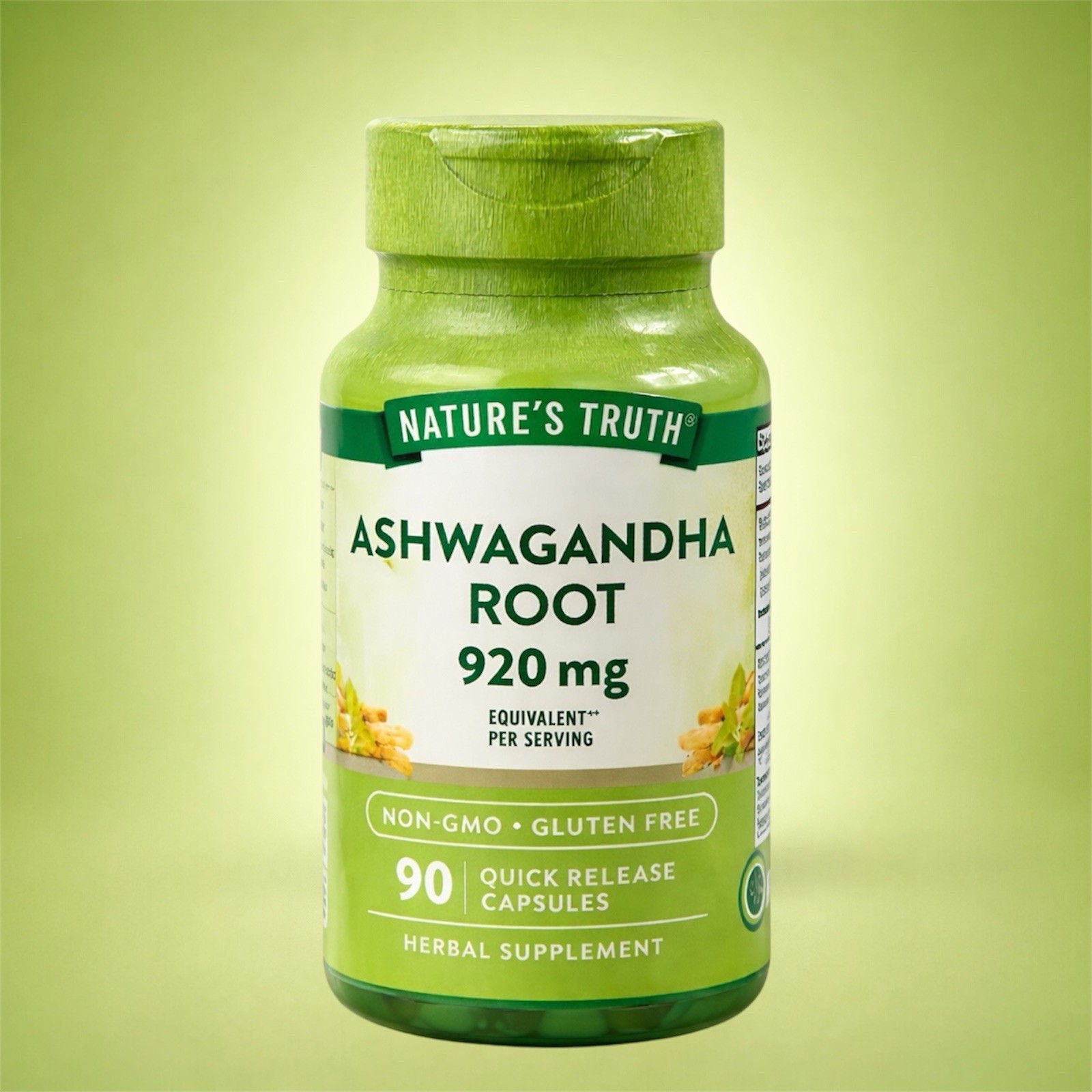 Nature’s Truth Ashwagandha Root 920mg | 90 Capsules | Stress & Mood Support-NEW!