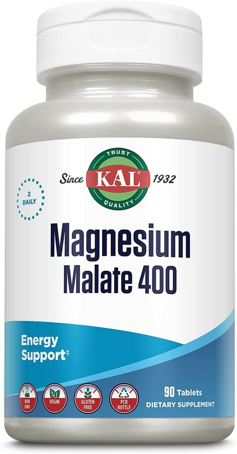 Kal Magnesium Malate 400mg 90 Tabs