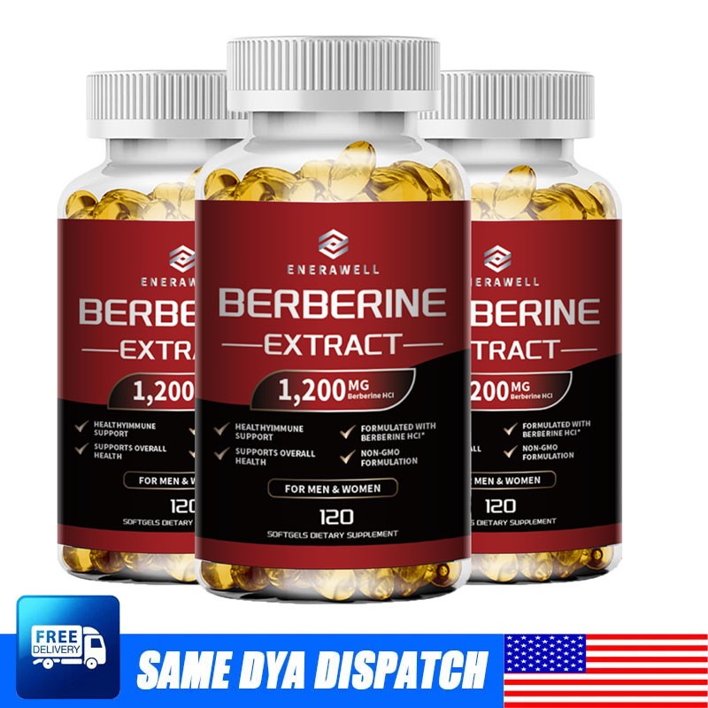 Premium Berberine HCL 1200mg High Potency Anti-inflammatory,Blood Sugar Support