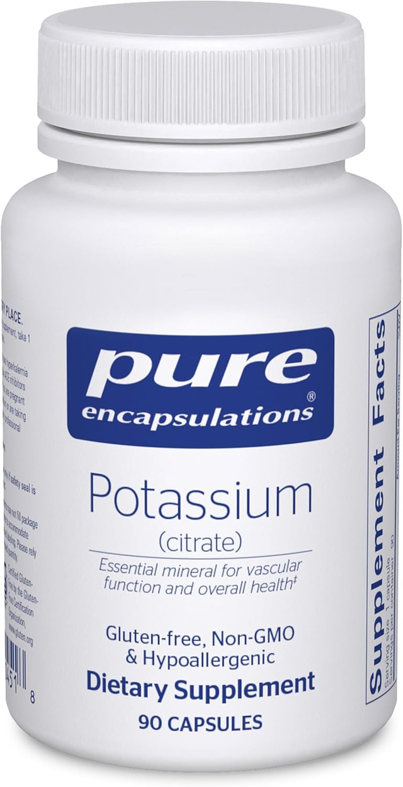 Potassium (Citrate) – Essential Electrolyte Supplement to Support Nerve & Muscle