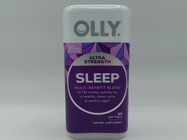 Olly Sleep Melatonin Ultra Strength 10mg 60 Softgels – EXP: 3/2026