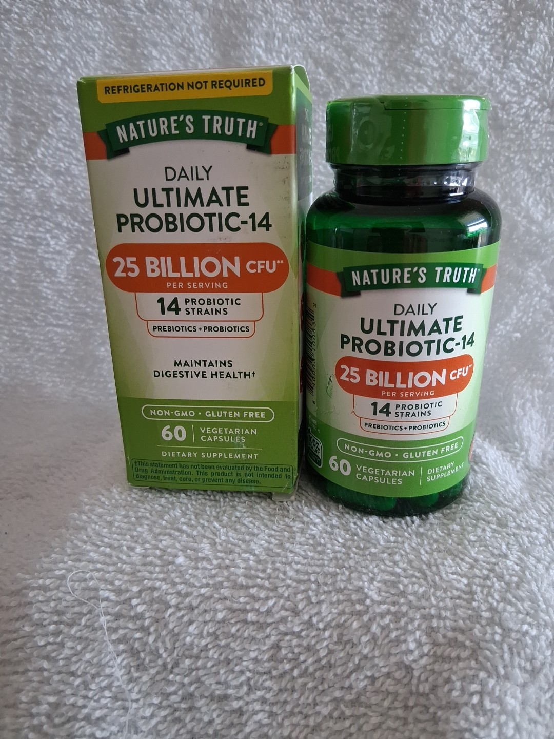 Natures Truth Ultimate Probiotic -14  60 Capsules Dietary Supplement Exp 04/2026