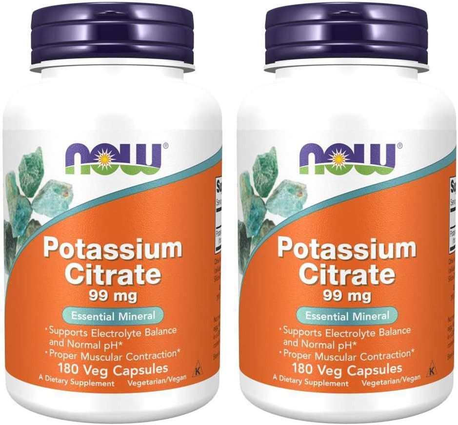 Potassium Citrate 99 Mg 180 Capsules (Pack of 2)