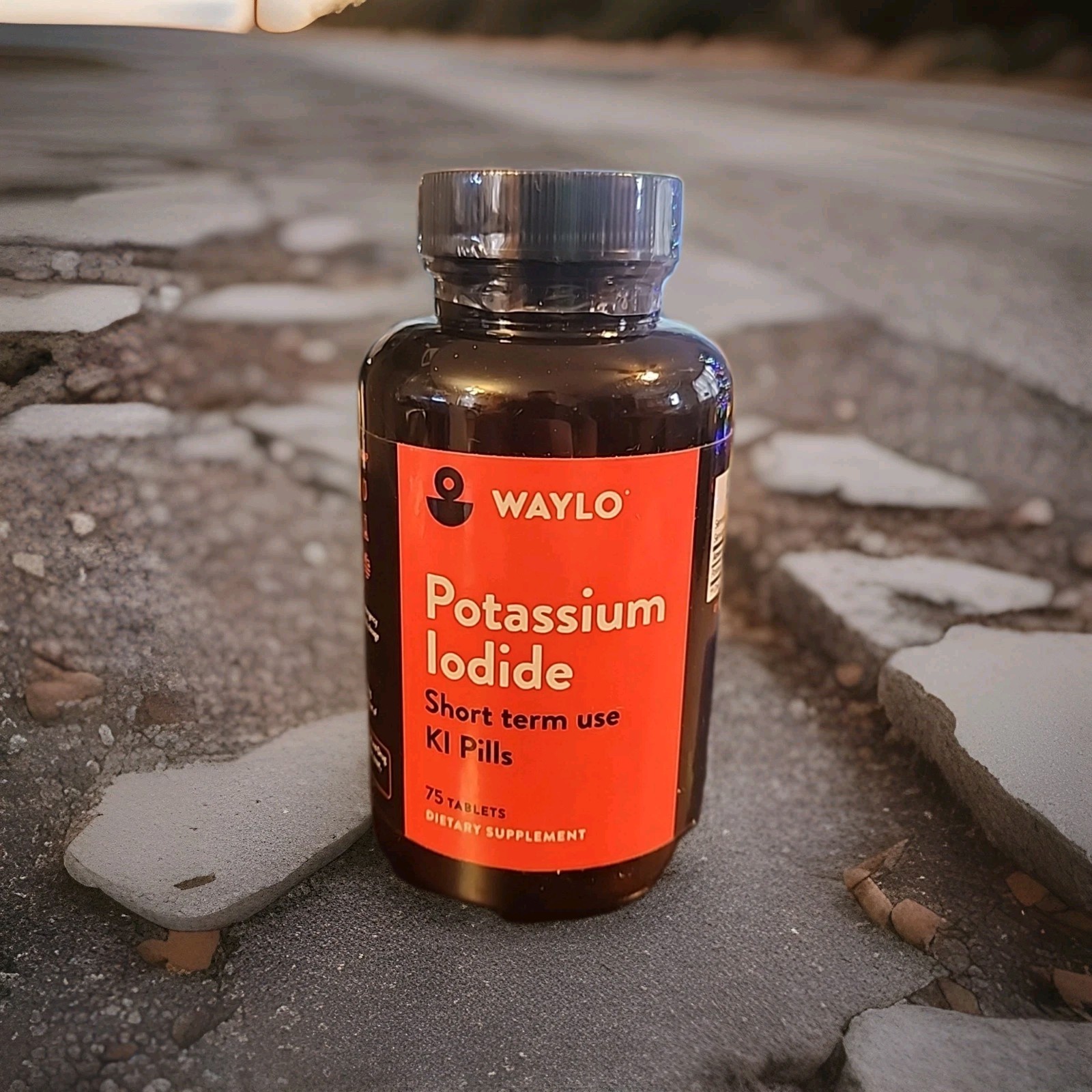 Waylo KI Potassium + Iodide Tablets 130 mg per Tablet 75 Count Exp 12/2032