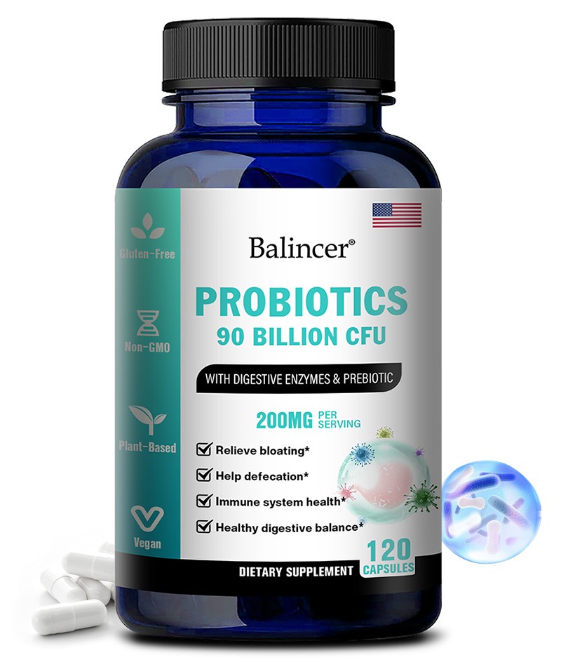 Probiotic 200 Mg Supplements Professional Care Intestinal Health 120 Pills US