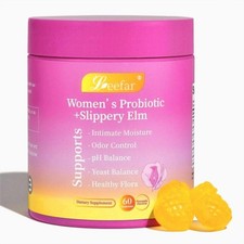 LEEFAR Feminine Probiotic Gummies for Women’s pH Balance & Dryness, 60 Count