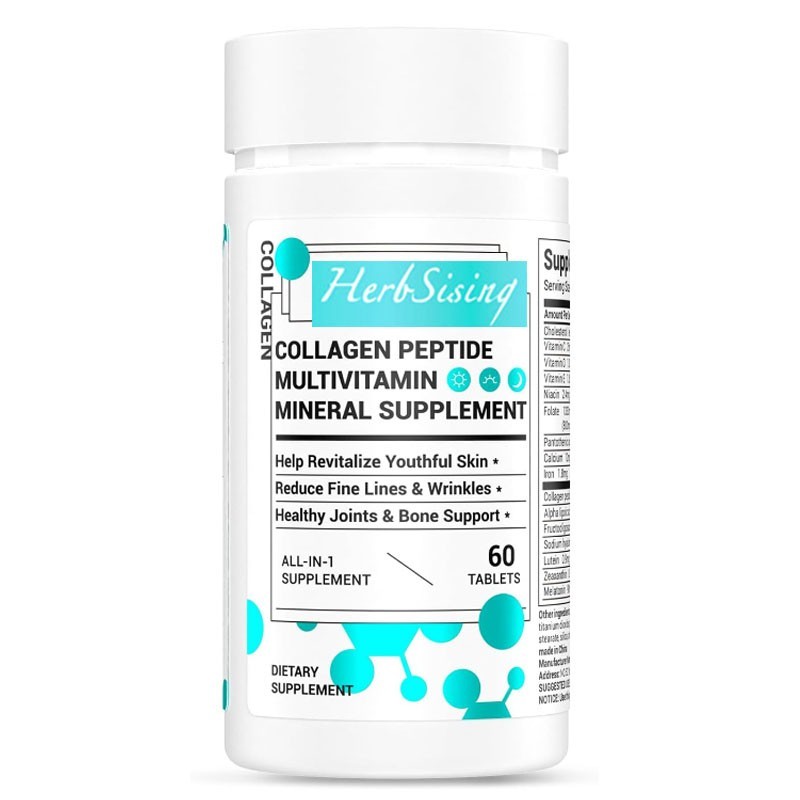 Collagen, Vitamin & Mineral, Contains Vitamin d3, Vitamin C, Probiotics,Vitamin