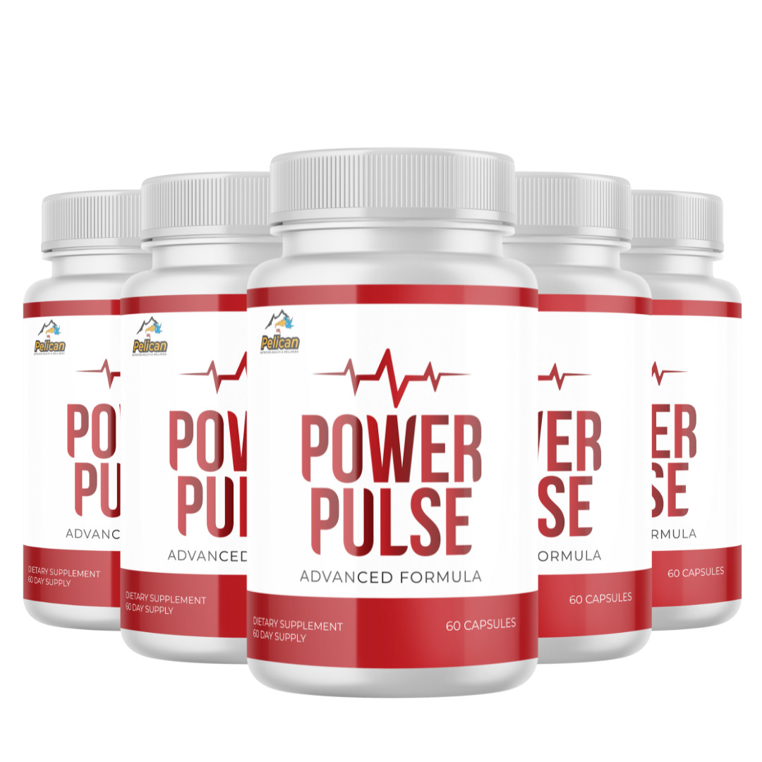 POWER PULSE- Blood Support- 5 Bottles- 300 Capsules