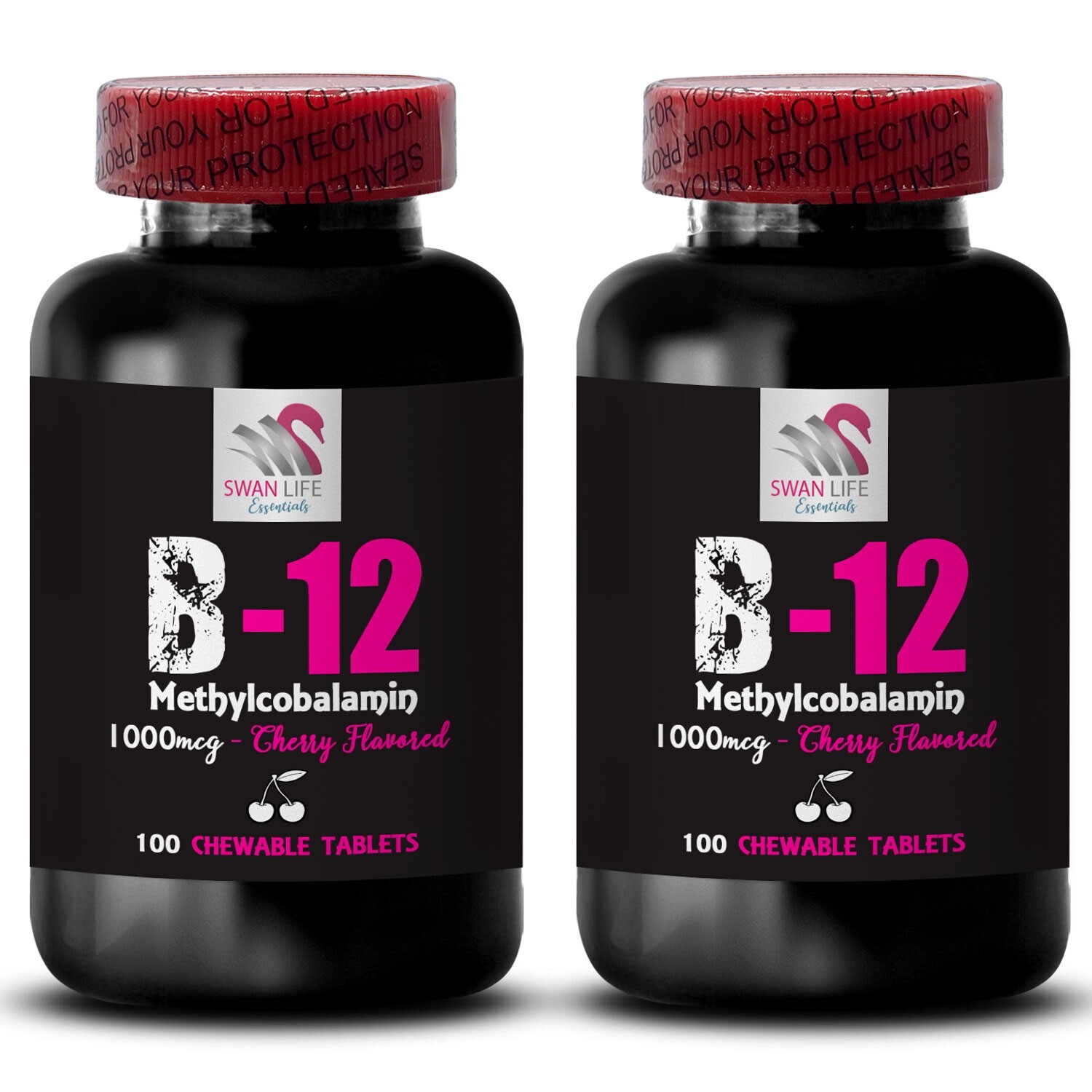 Natural Essentials – B-12 METHYLCOBALAMIN – Balanced Renewal 2 Bottles 200 Tabs