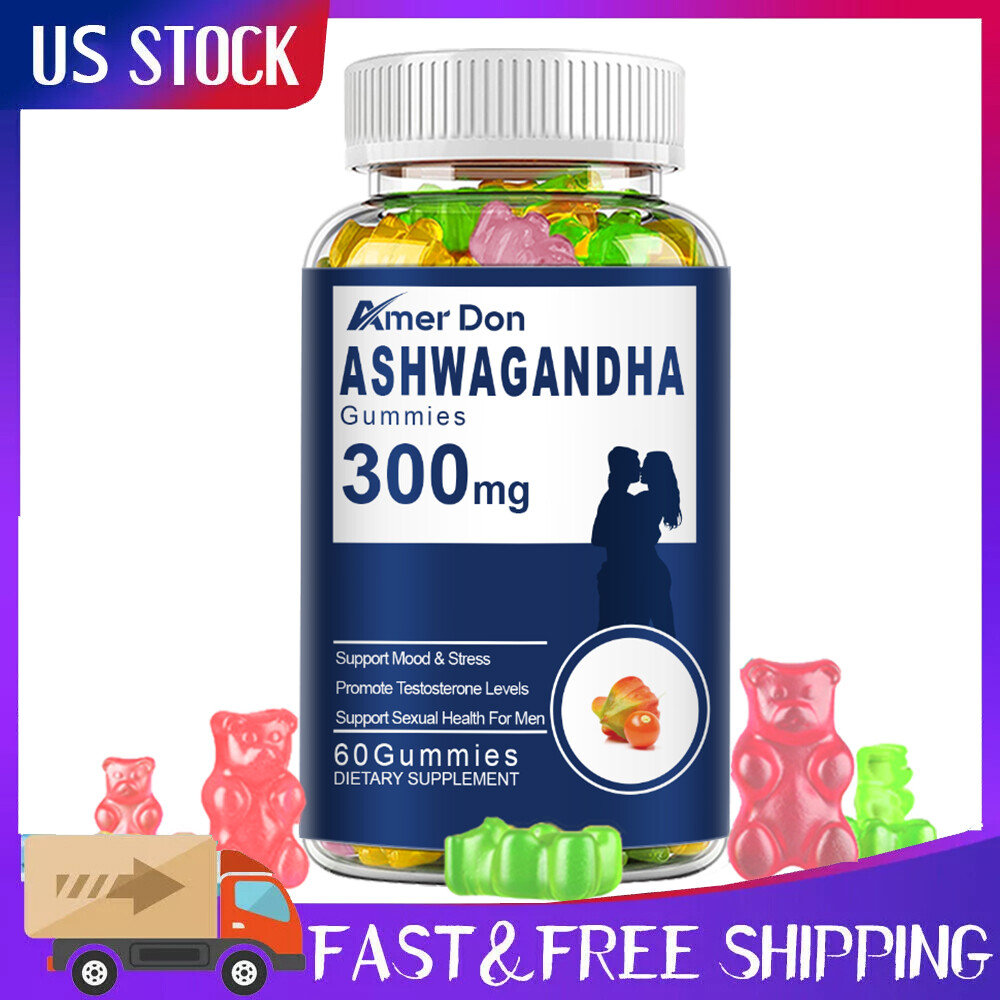 Ashwagandha Gummies for Women & Men – Calm Gummies with Ashwagandha Root Extract