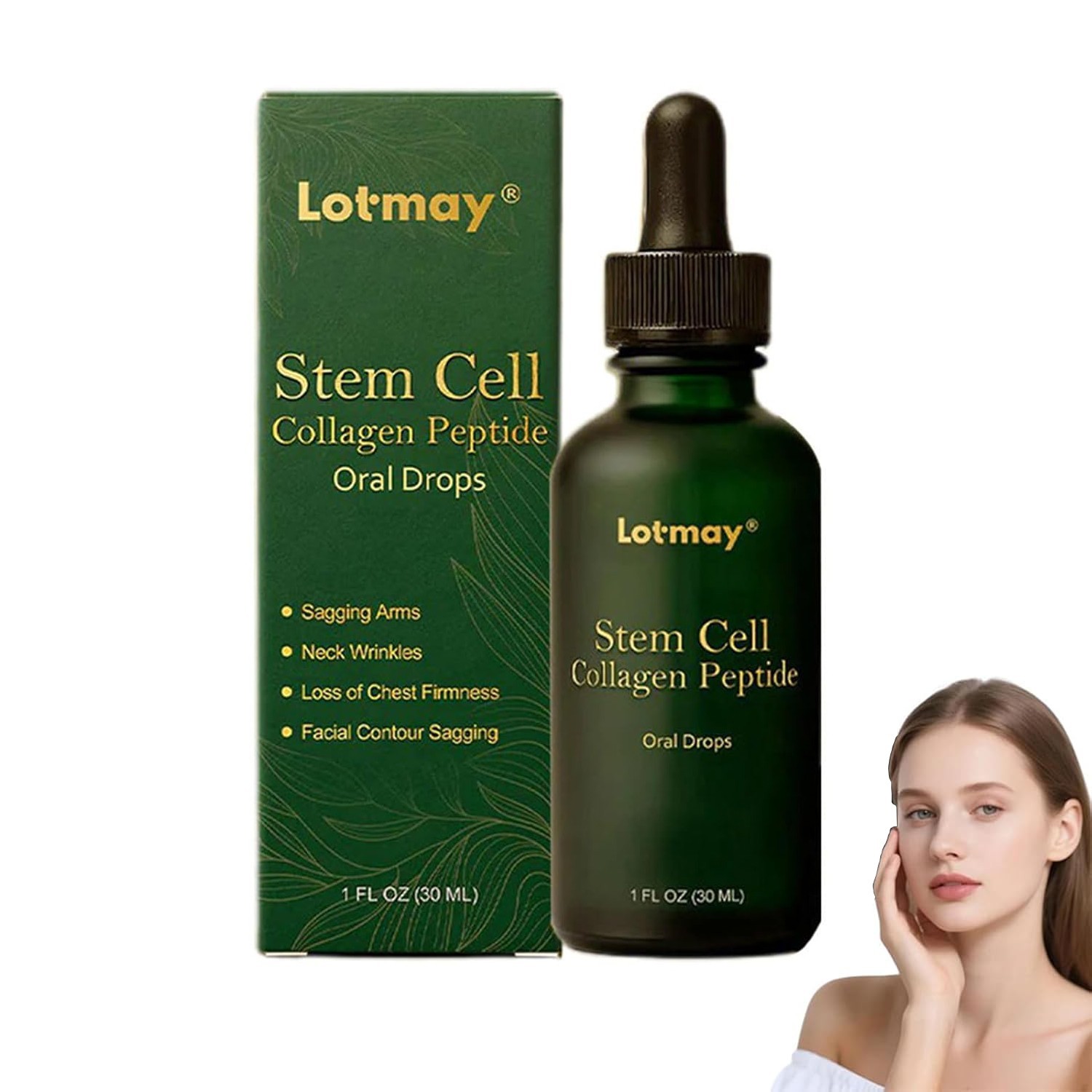Lotmay Stem Cell Collagen Peptide Oral Drops Multi Collagen Peptides Liquid Drop