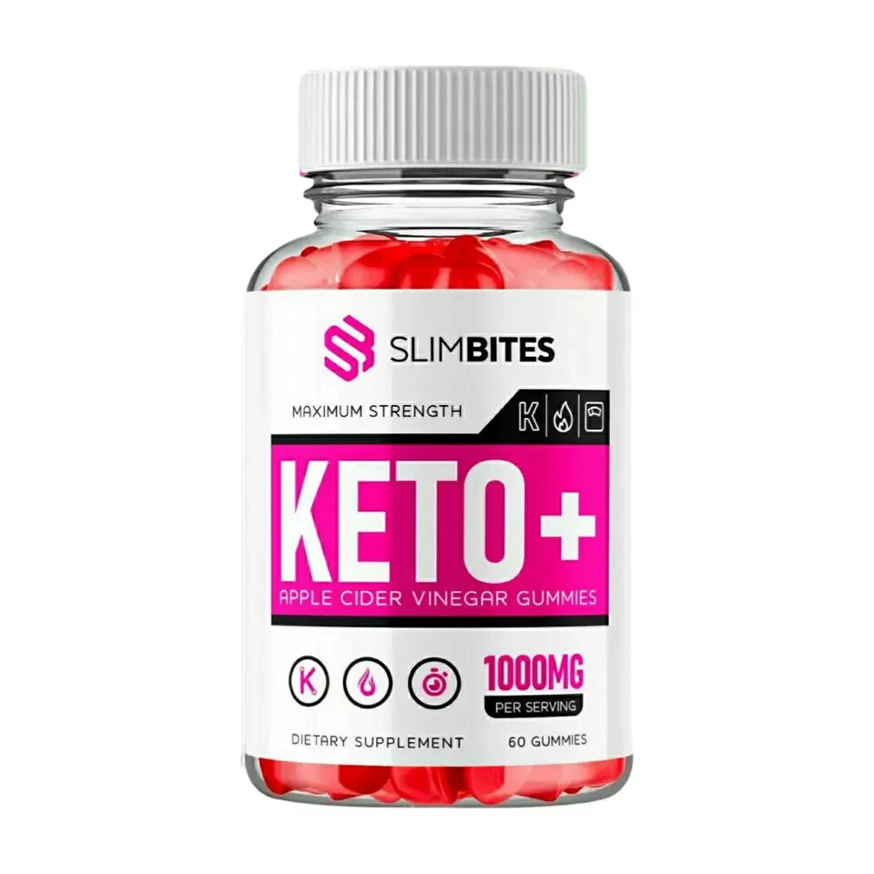SlimBites Keto ACV Gummies Vitamin B12 Weight Loss Supplements – (60 Gummies)