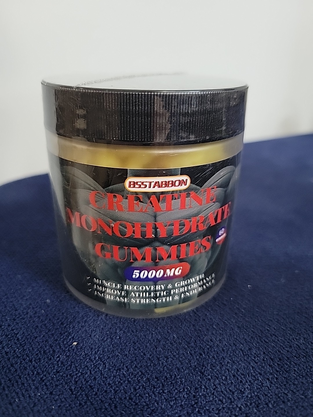 Creatine Monohydrate Gummies, 5000mg – 60 Gummies Exp 03/2026 Free Shipping