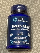 Life Extension Neuro-Mag Magnesium Threonate 3 X 90 Capsules