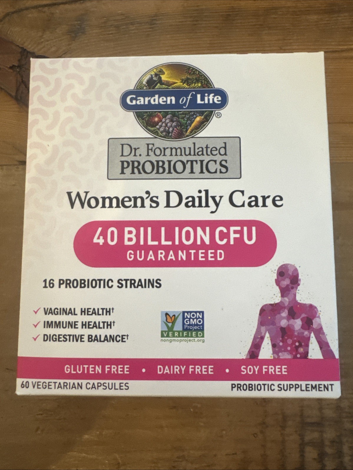Garden Of Life Dr. Formulated Women’s Daily Probiotic 40 Billion CFU 60 Ct 9/26