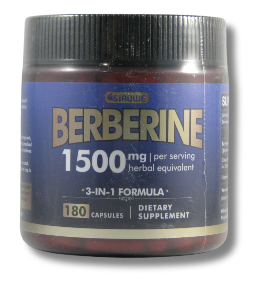 SIAUWE Berberine Supplement Weight Loss High-Potency Berberine 1500MG 180 Caps
