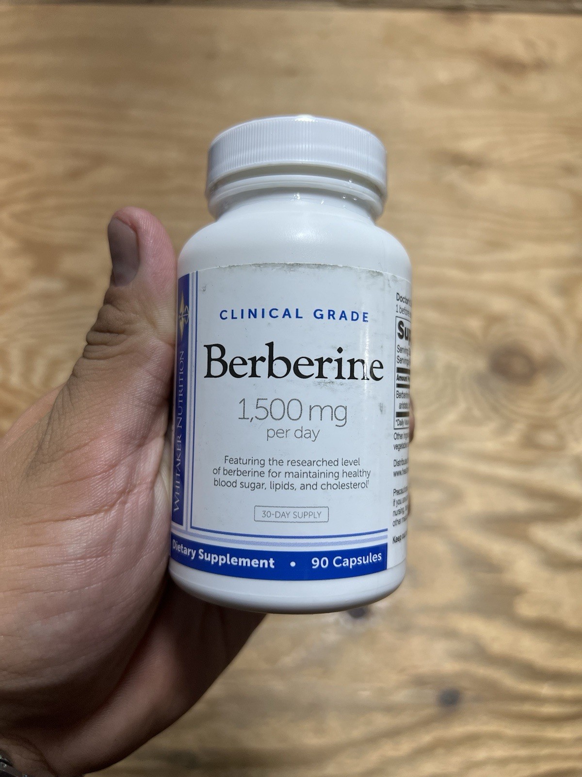 Dr. Whitaker Clinical Grade Berberine|1,500mg Per Daily Serving Exp. 11/2025