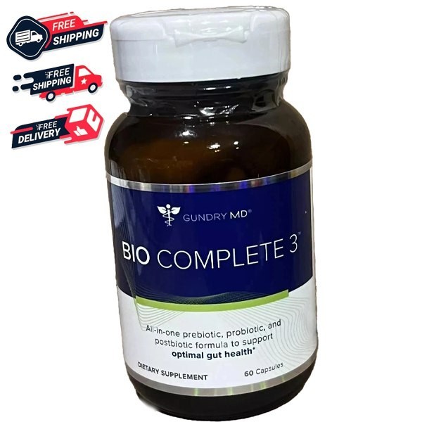 Gundry MD Bio Complete 3 Postbiotic Gut Health Digestive Support Capsules