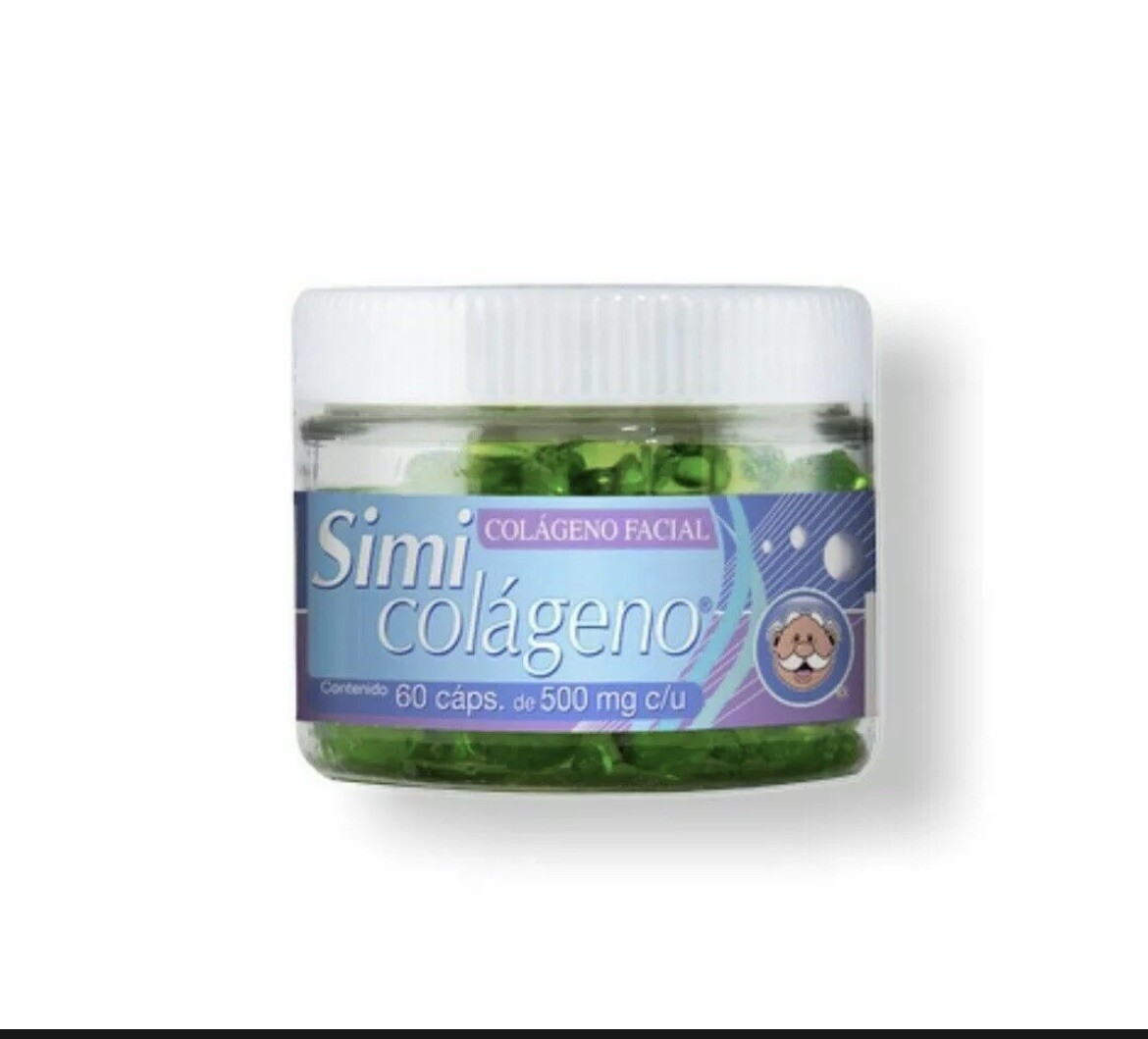 Simi Colageno Facial  For Wrinkles Para Arrugas 60 Caps Free Shipping