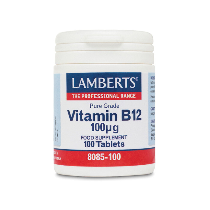 LAMBERTS Vitamin B12 100mg 100 tablets