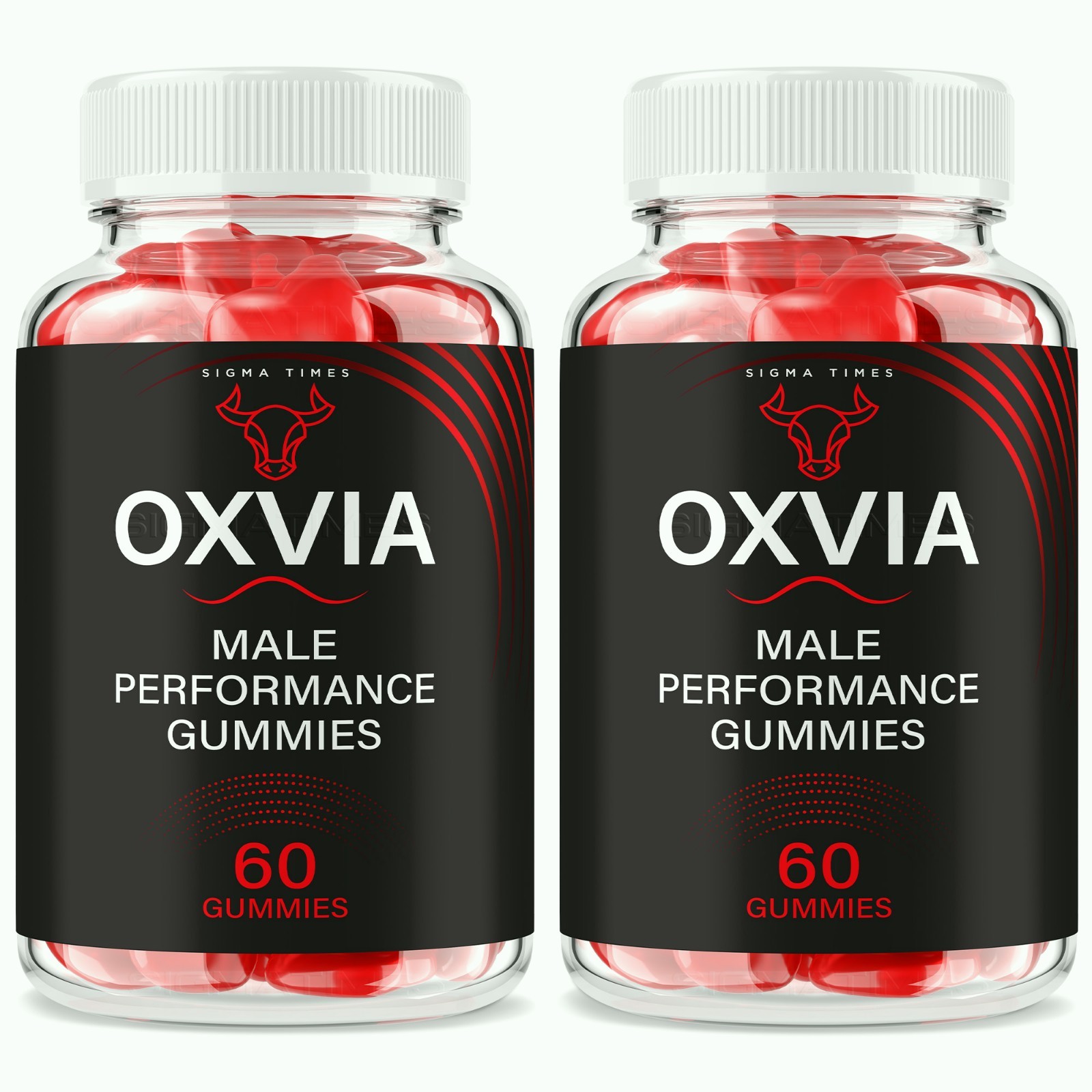 Oxvia Male Performance Gummies, Advanced Health Formula for Men – 2 Pack
