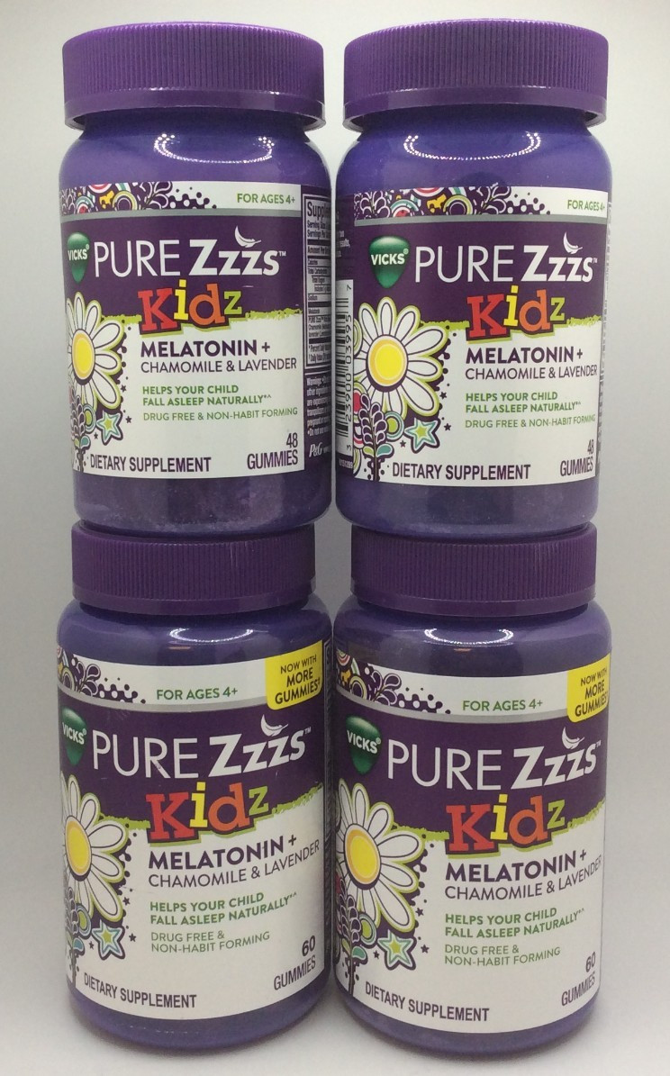 Vicks PURE Zzzs Kids Melatonin Sleep Aid Gummies-Berry, 1mg, 216 Gummies, 2026