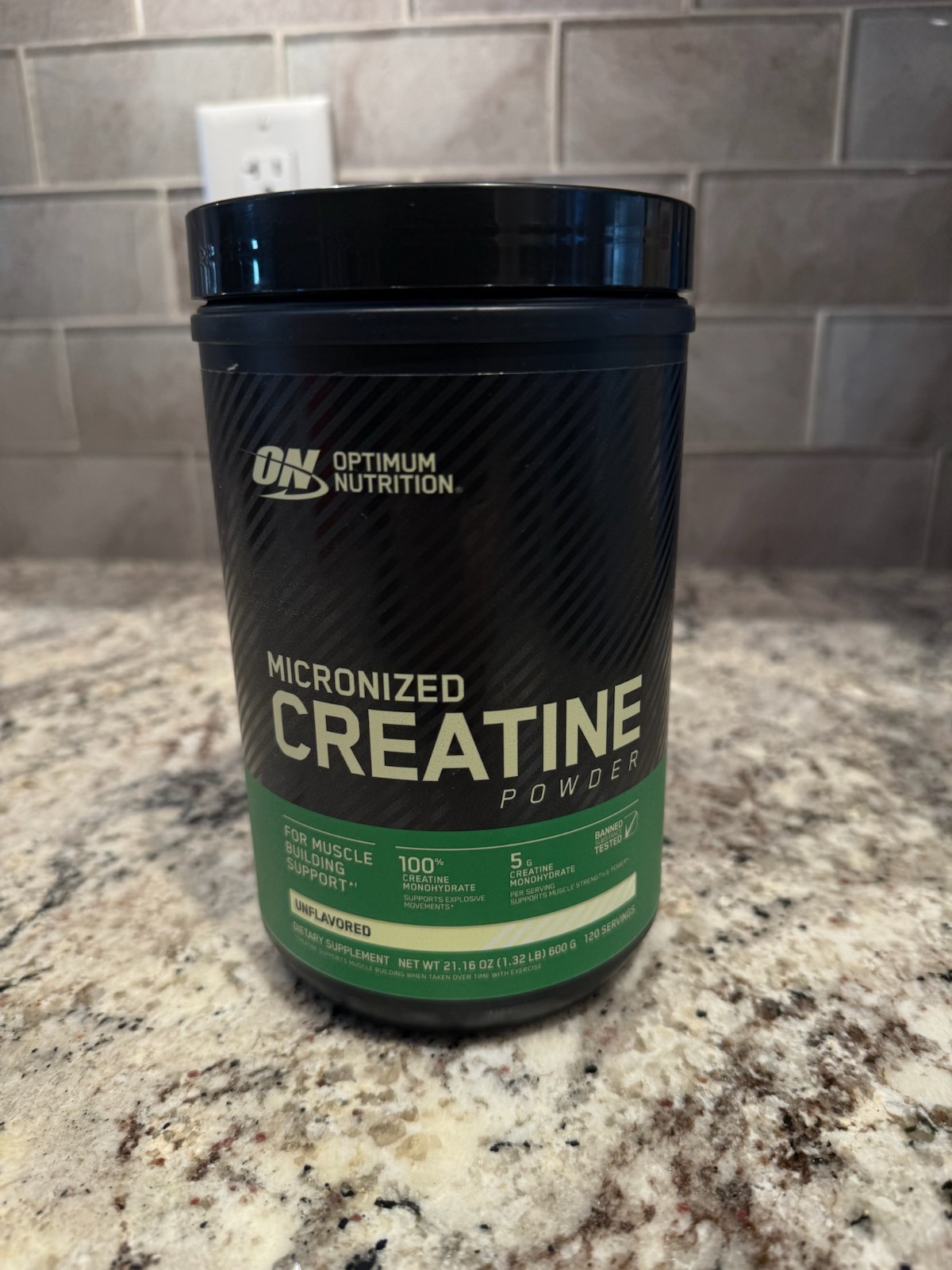 Optimum Nutrition Creatine Powder Unflavored 600g