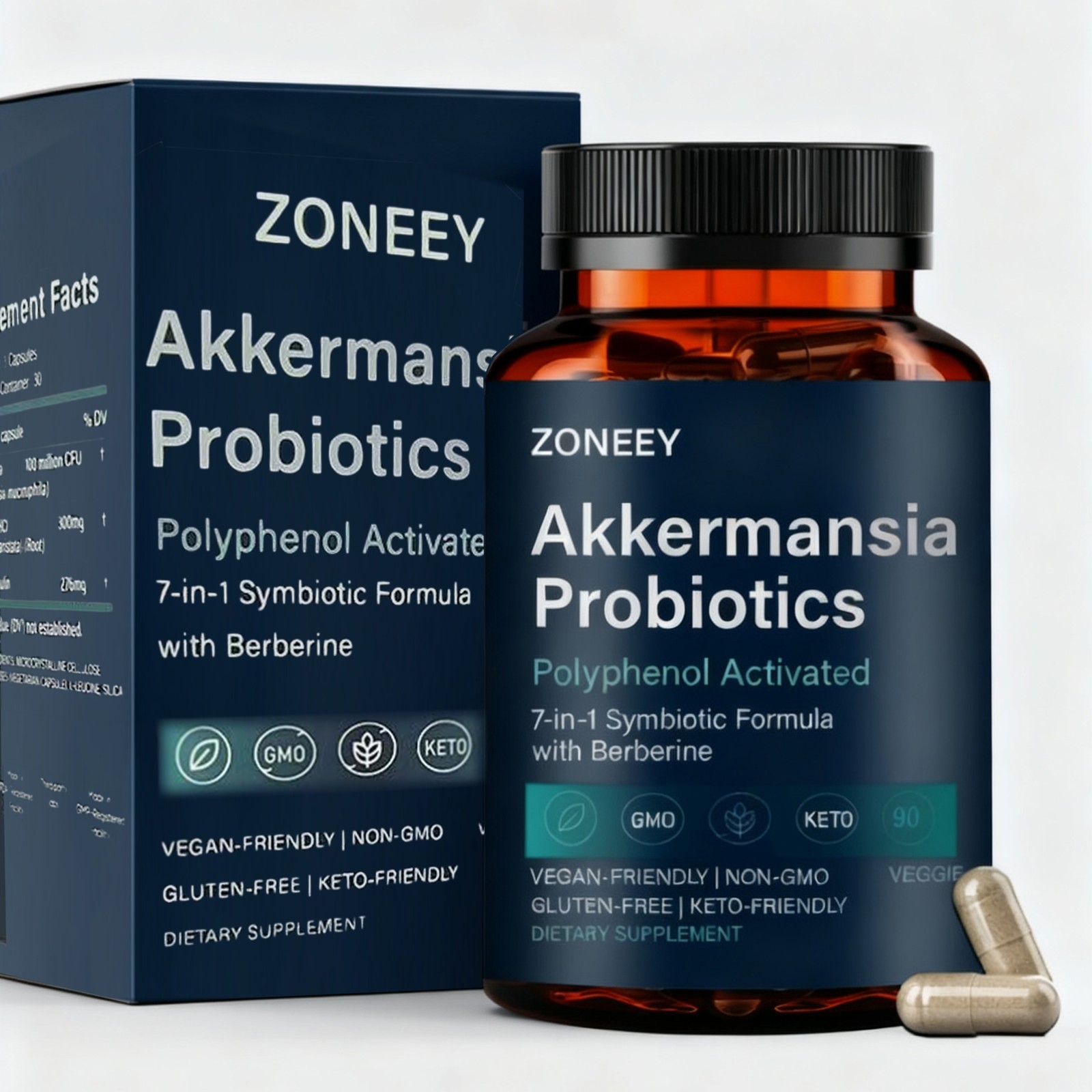 Akkermansia Muciniphila Probiotic Supplement Supports Gut Health For Weight Loss