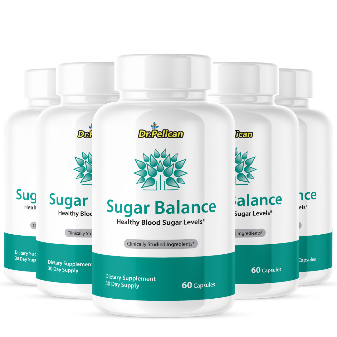 Sugar Balance- Blood Support- 5 Bottles- 300 Capsules