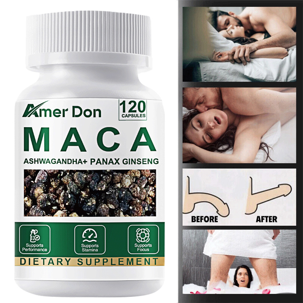 Male Enhancing Libido 120 Capsules – Maca Root,Massive Girth Enlargement Support