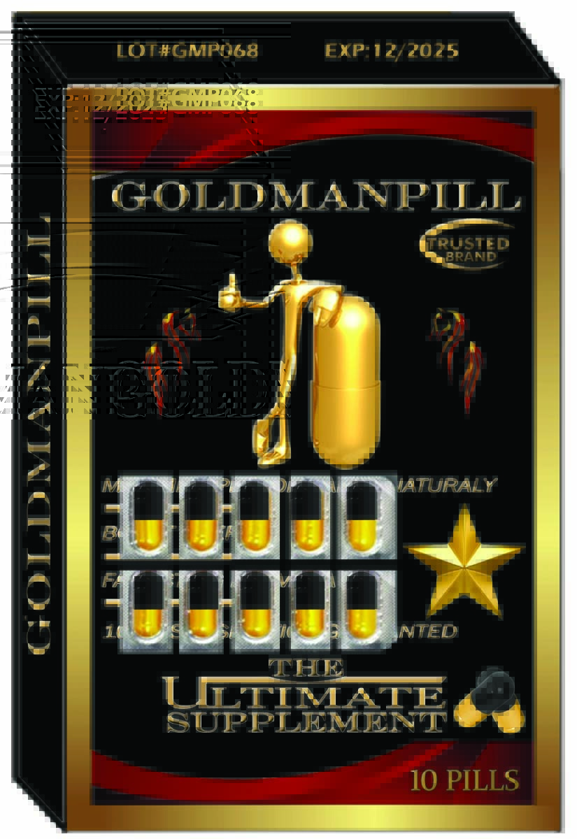 Natural Testosterone Booster -GOLDMANPILL, Improve  Strength & Growth