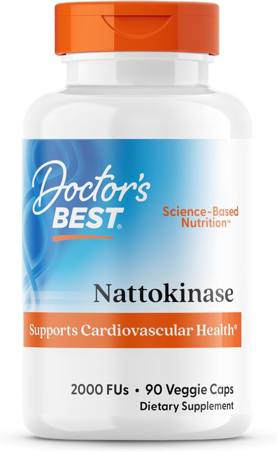 Doctor’s Best Nattokinase 2000 FU Enzyme, Supports Heart Health & Circulation, G