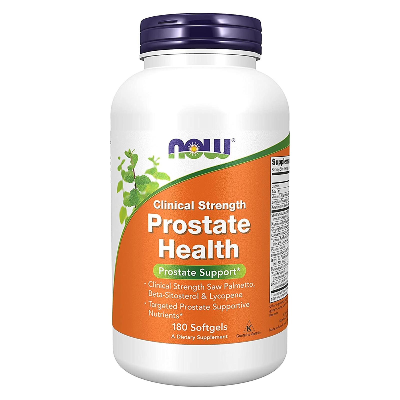 NOW FOODS Prostate Health Clinical Strength 180 Softgels