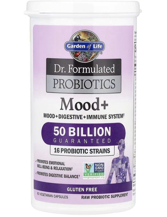 Dr. Formulated Probiotics, Mood+, 60 Vegetarian Capsules