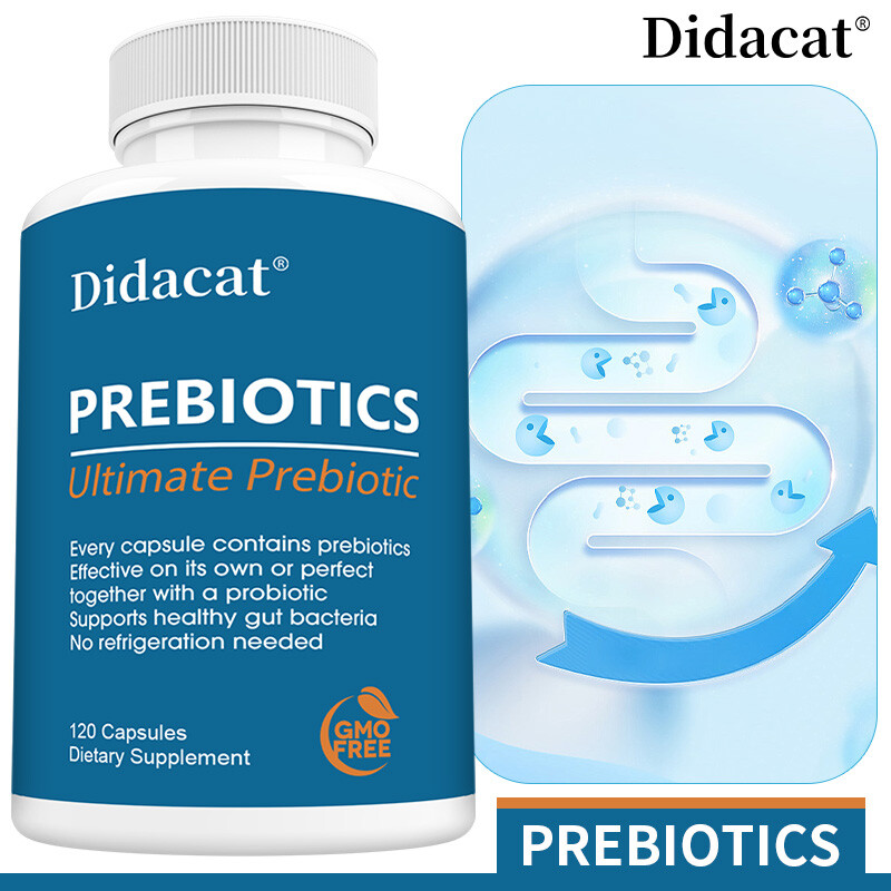 120 Capsules Prebiotic Supplement Protect Intestinal Digestive System Health