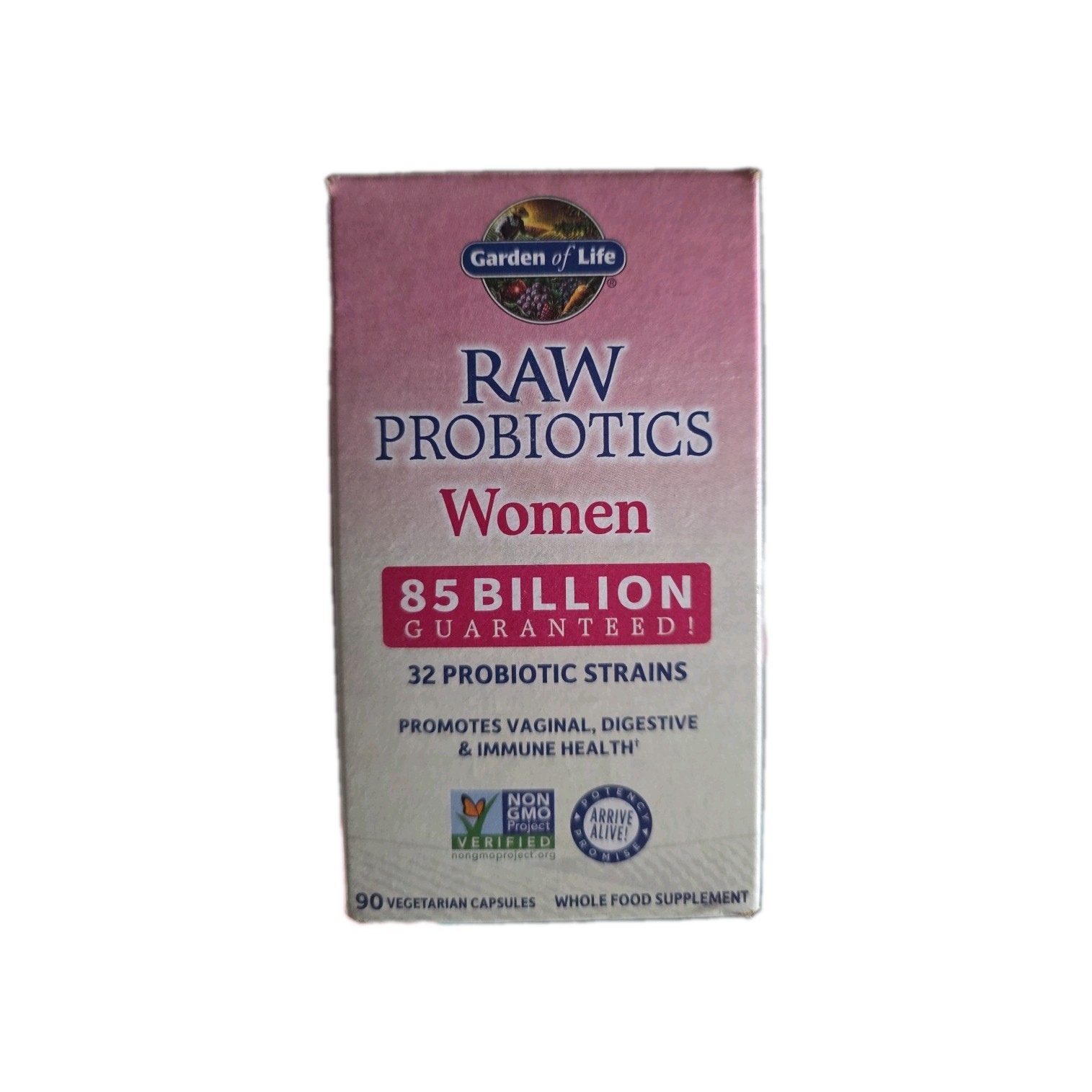 Garden of Life Raw Probiotics Women 90 Ct, 32 Probiotic Strains