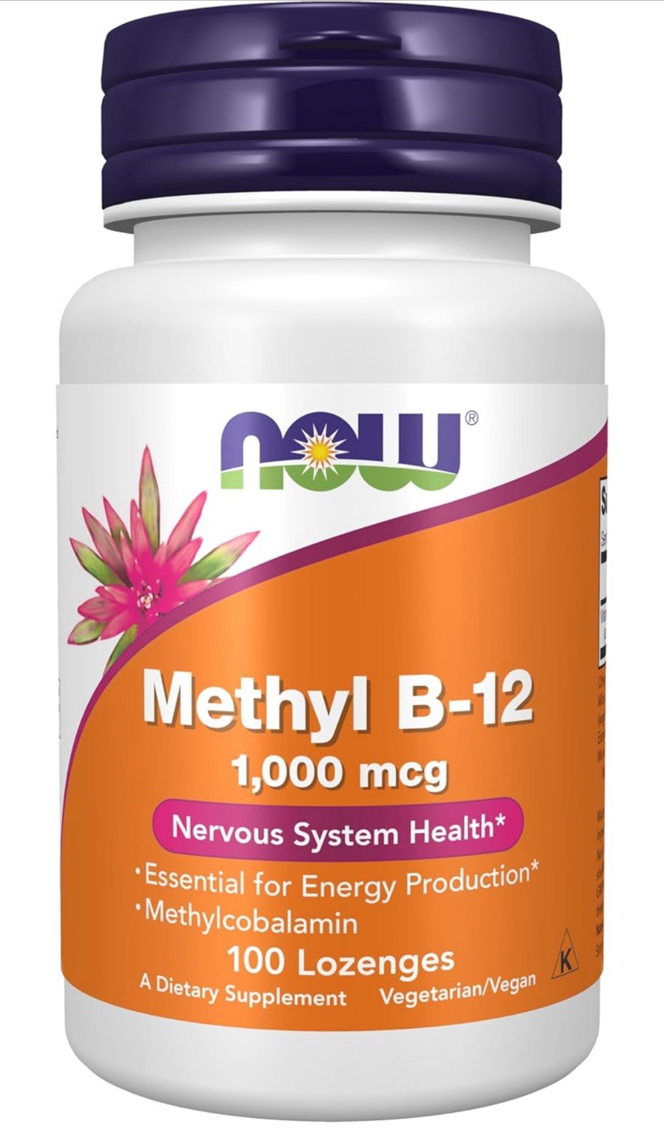 NOW Foods Methyl B-12 1,000 mcg 100 Loz