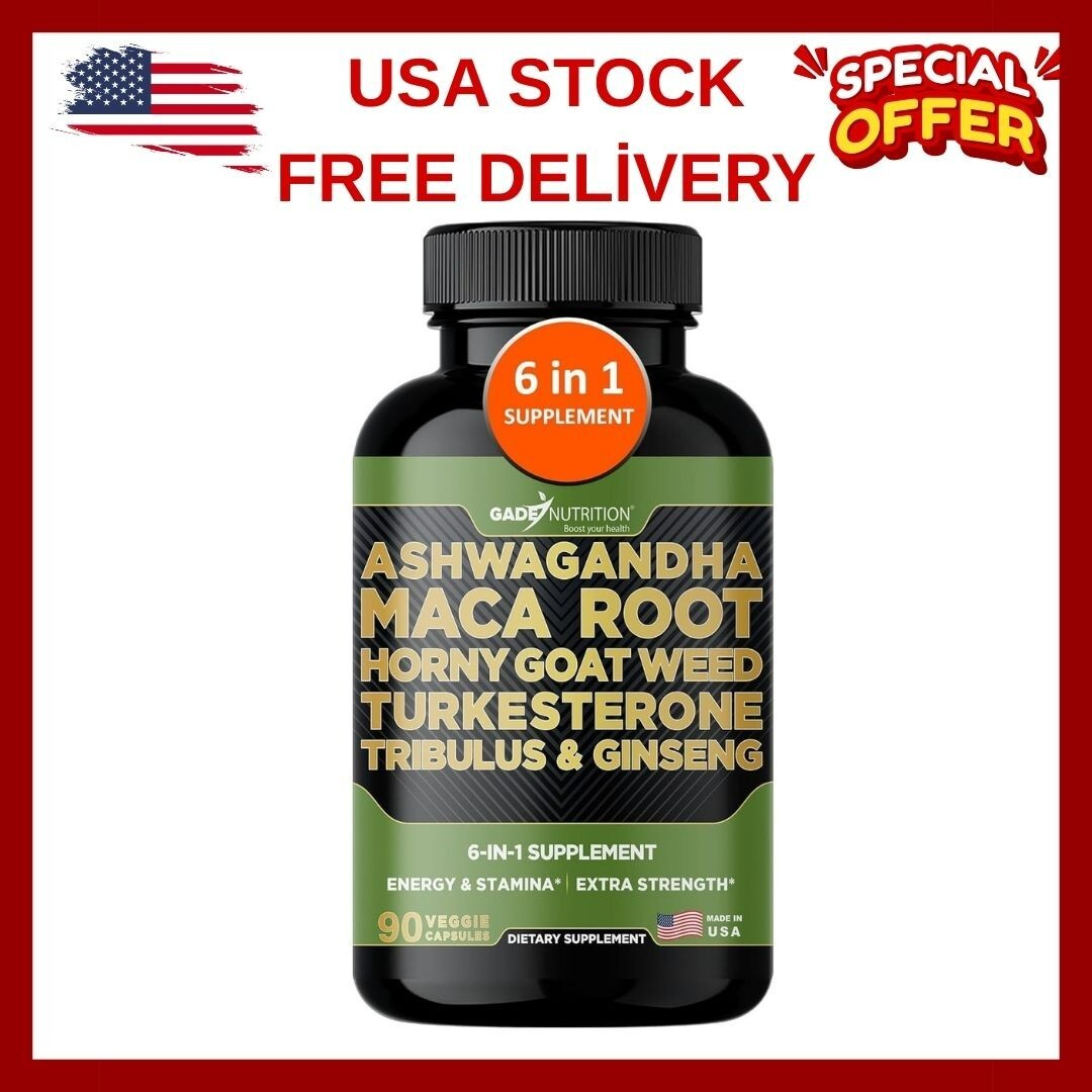 Ashwagandha – Maca Root – Horny Goat Weed – Turkesterone – Tribulus – Ginseng