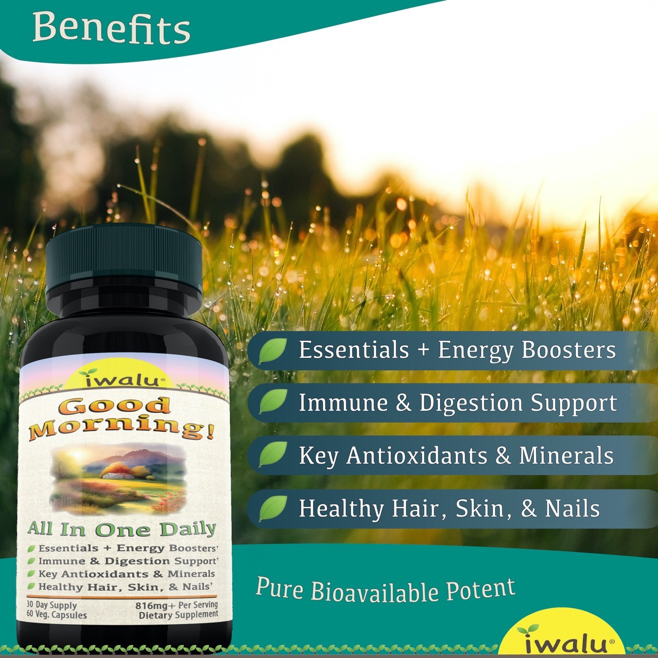 Womens Multivitamin 50 Plus Daily Energy Vit A, C, D, Vitamin B12 Zinc & Calcium