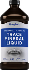 Trace Mineral Liquid Drops | 8 fl oz | Non GMO, Gluten Free | by Piping Rock