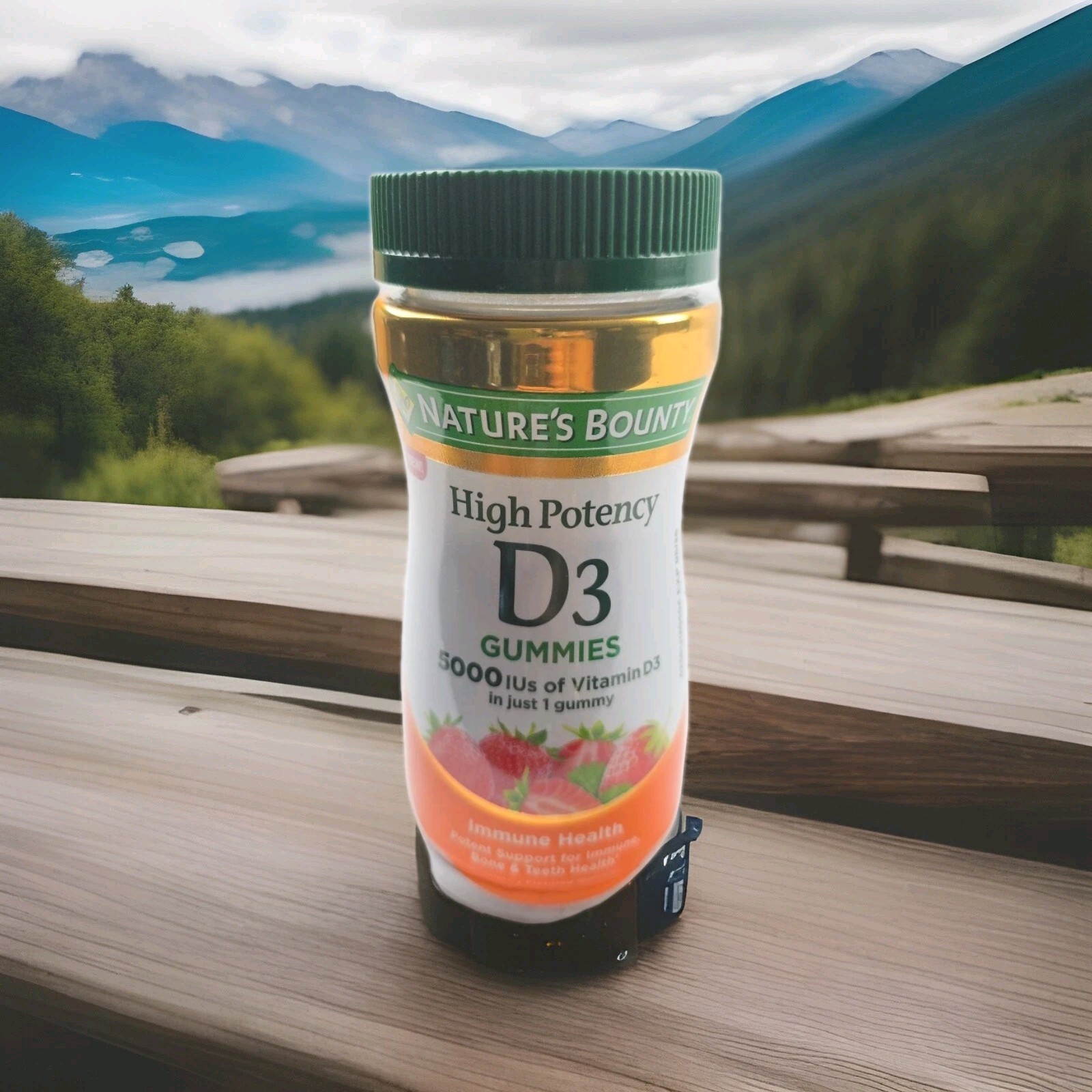 NATURE’S BOUNTY VITAMIN D3 5000IU HIGH POTENCY GUMMY 60CT