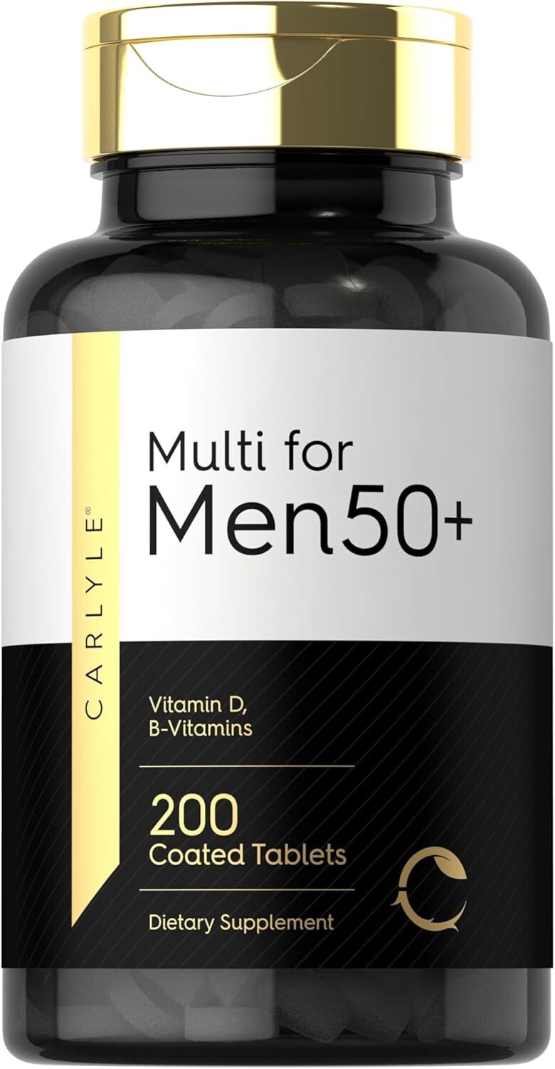 Multivitamin for Men over 50 plus | 200 Count | with B Vitamins, Vitamin D, Magn