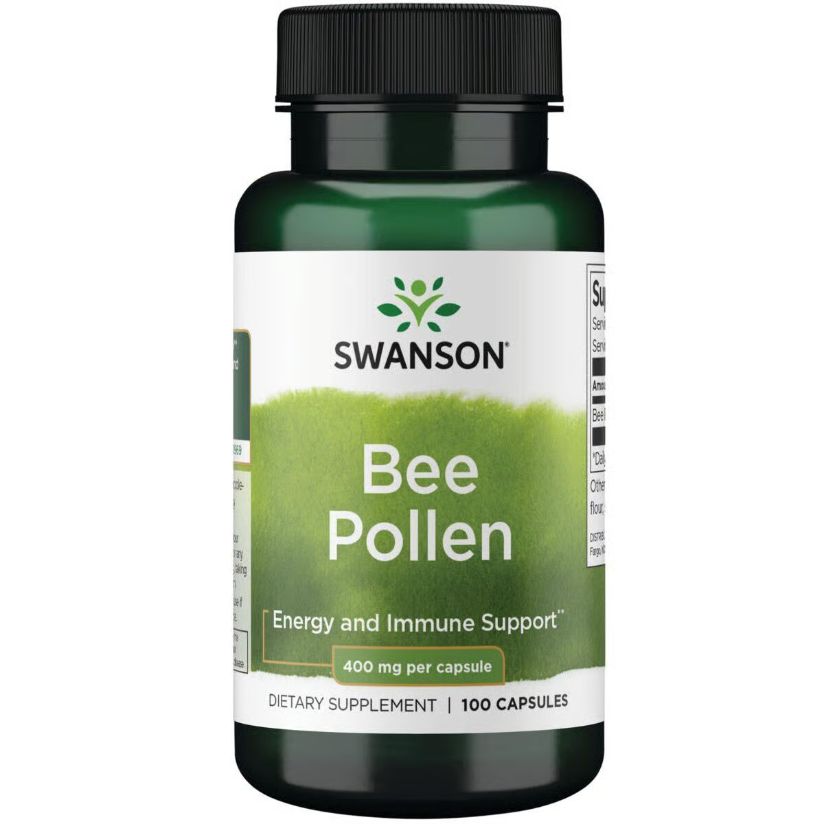 Swanson Bee Pollen Supplement, 400 mg, 300 Capsules