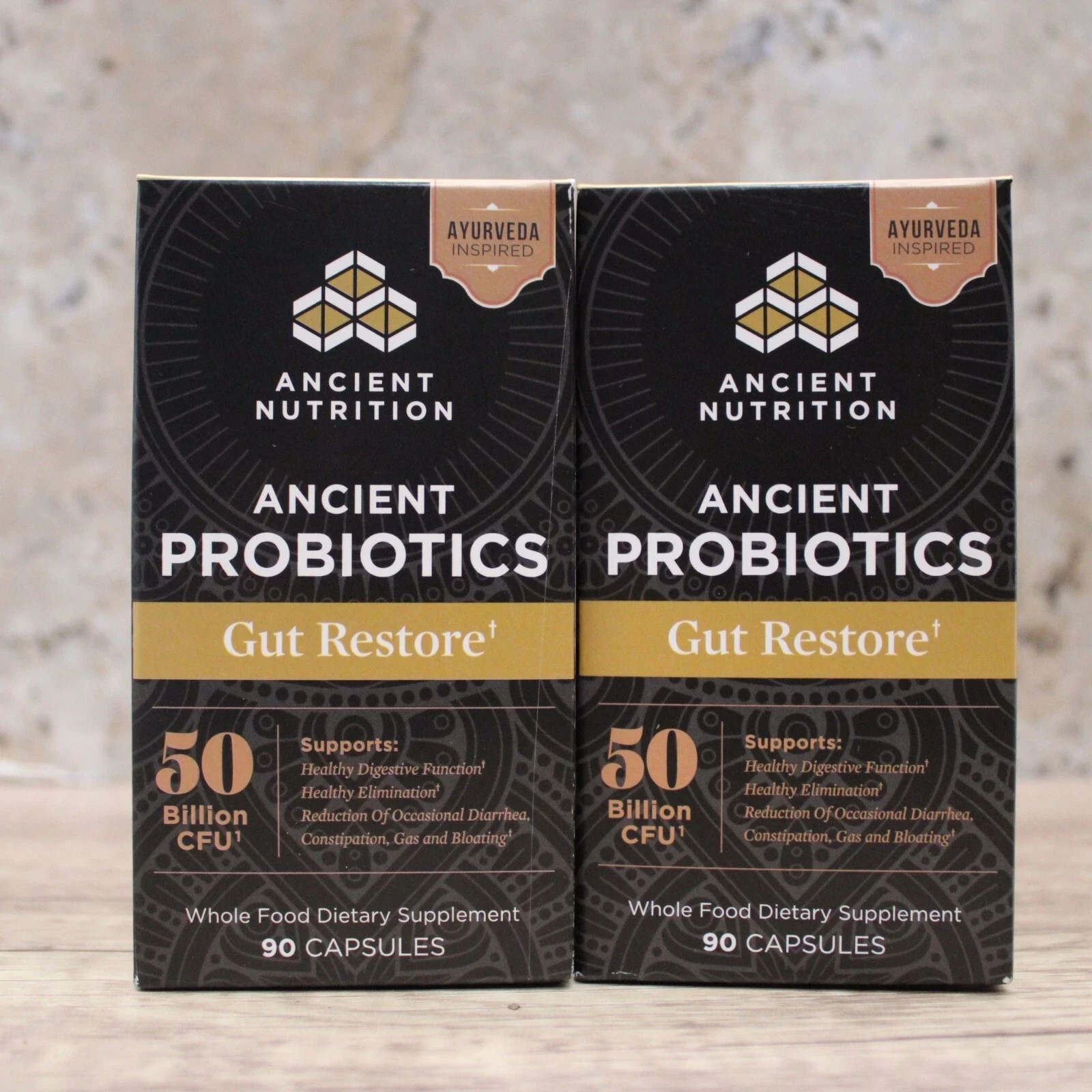 2X  Ancient Nutrition Ancient Probiotics Gut Restore 50 Billions CFU Brand New