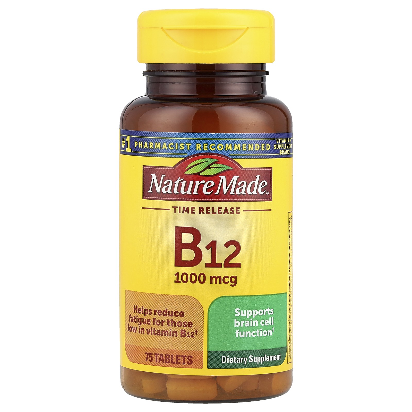 Vitamin B12, Time Release, 75 Tablets