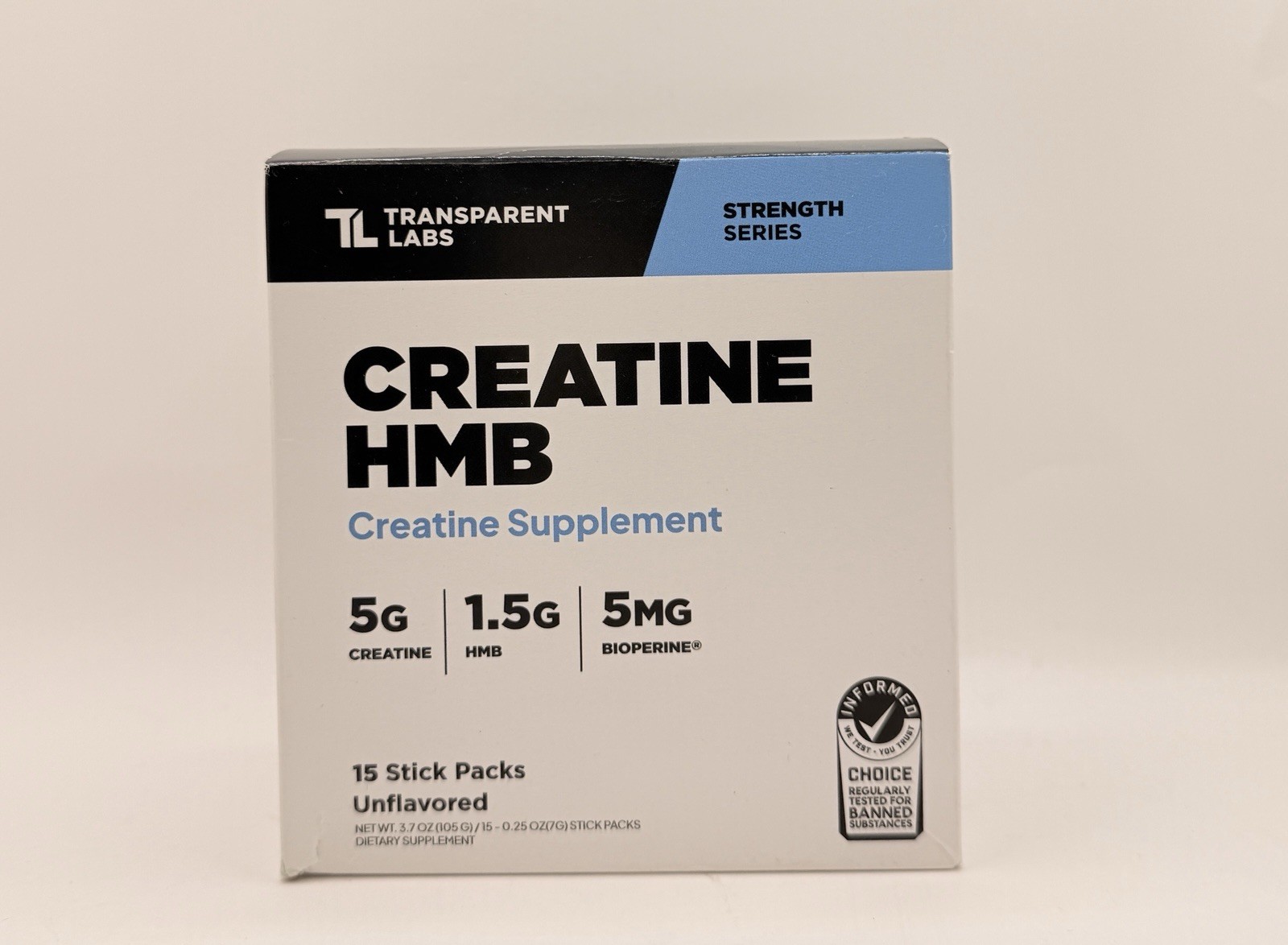 Creatine + HMB Travel Pack – 15 Stick Packs – Muscle Growth – EXP 10/2026 – NEW