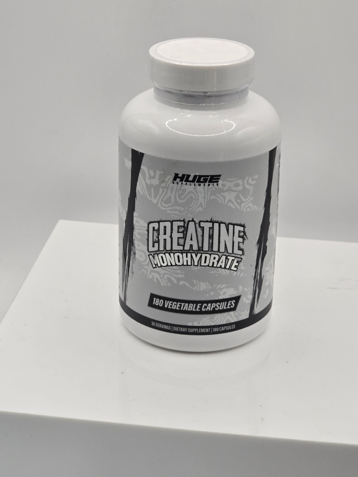Huge Supplements Creatine Monohydrate 180 Caps Exp 06/28