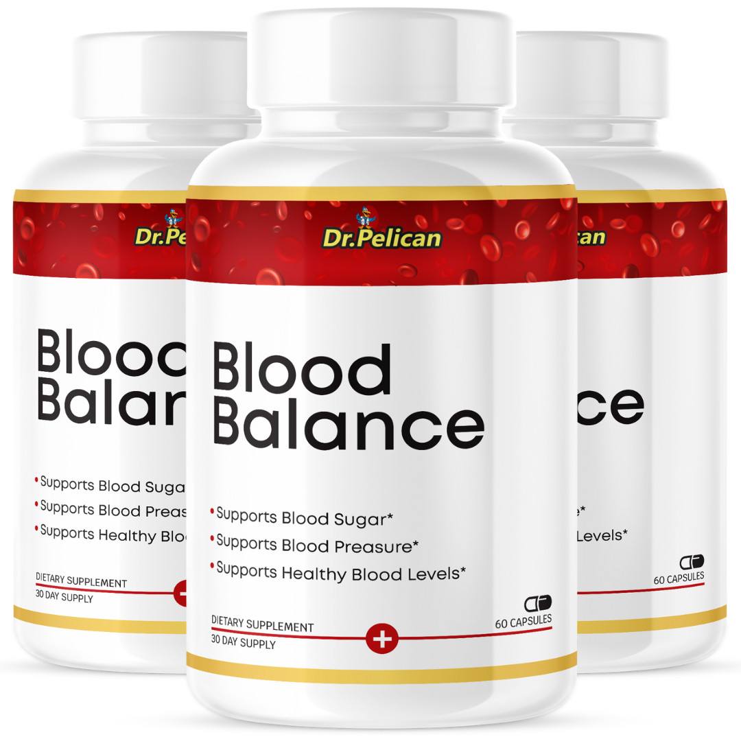 Blood Balance- Blood Support- 3 Bottles- 180 Capsules