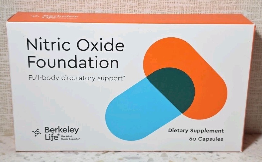 Berkeley Life Professional Nitric Oxide Foundation 60 Capsules 05/2026