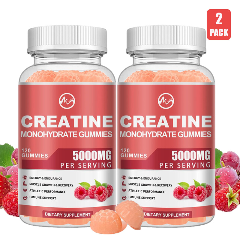 2Pack Creatine Monohydrate for Men and Women, Pre Workout Supplement